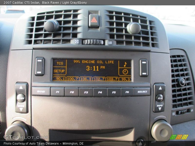 Black Raven / Light Gray/Ebony 2007 Cadillac CTS Sedan