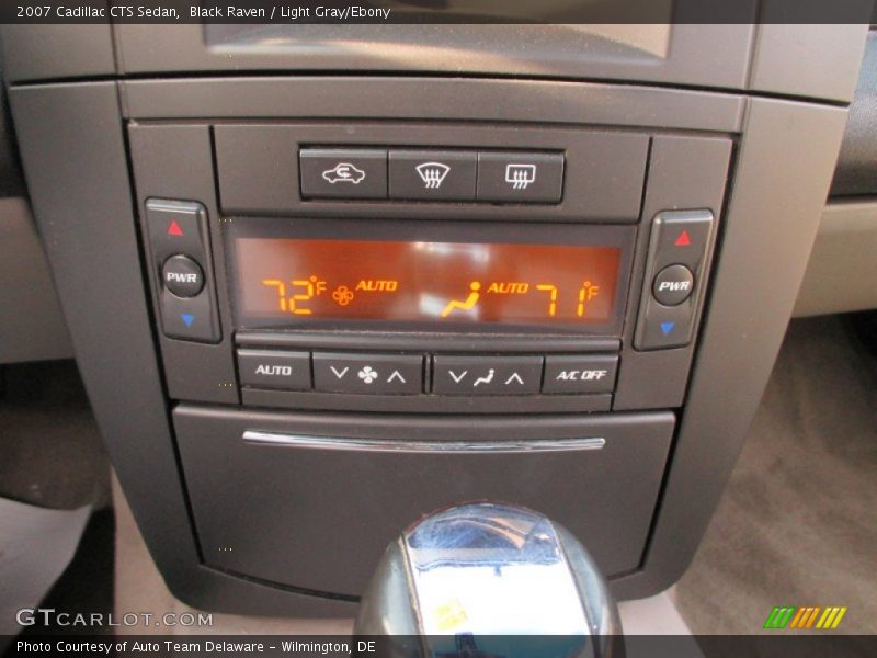 Black Raven / Light Gray/Ebony 2007 Cadillac CTS Sedan