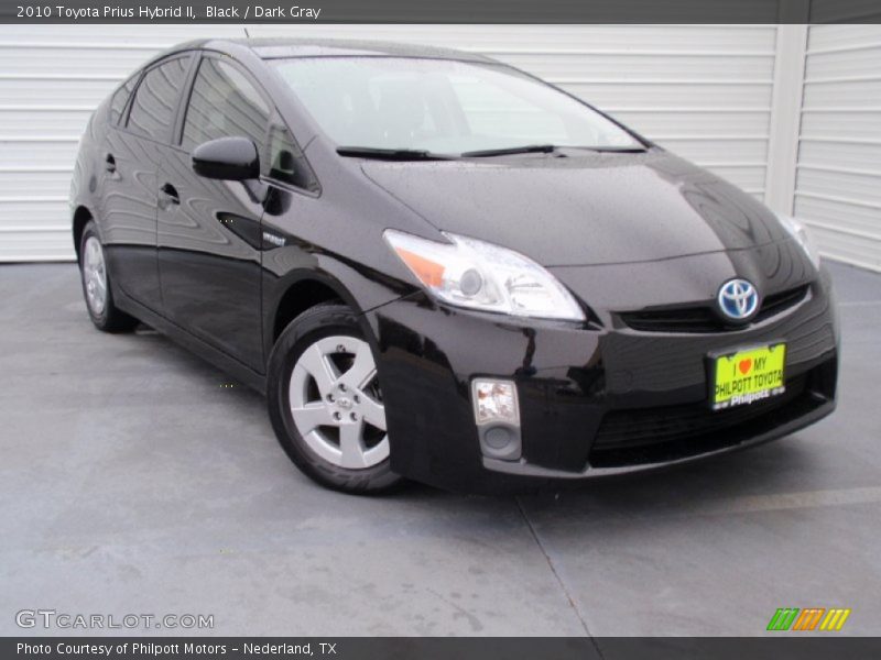 Black / Dark Gray 2010 Toyota Prius Hybrid II