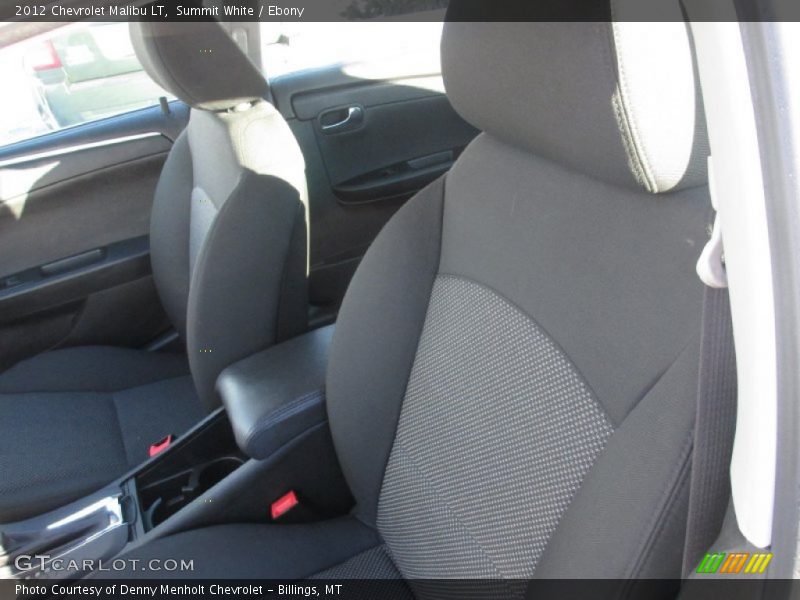 Summit White / Ebony 2012 Chevrolet Malibu LT