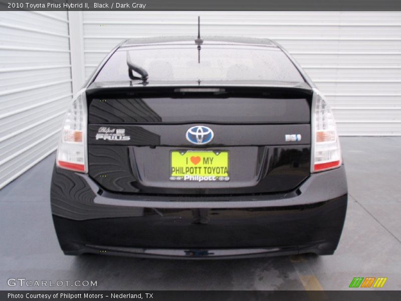 Black / Dark Gray 2010 Toyota Prius Hybrid II