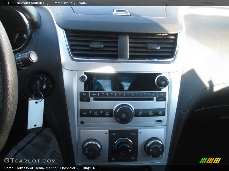 Summit White / Ebony 2012 Chevrolet Malibu LT