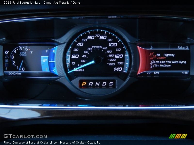 Ginger Ale Metallic / Dune 2013 Ford Taurus Limited
