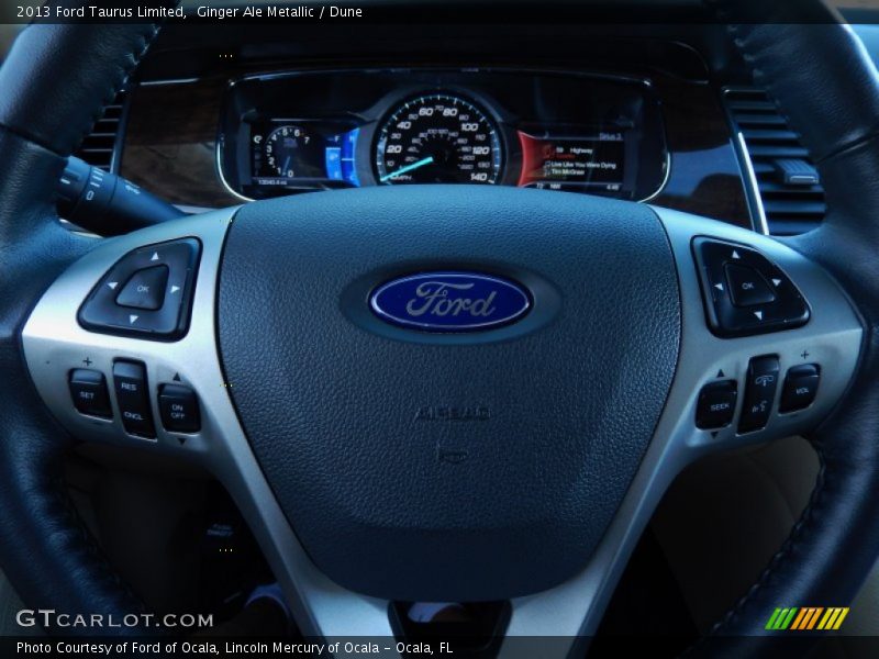 Ginger Ale Metallic / Dune 2013 Ford Taurus Limited