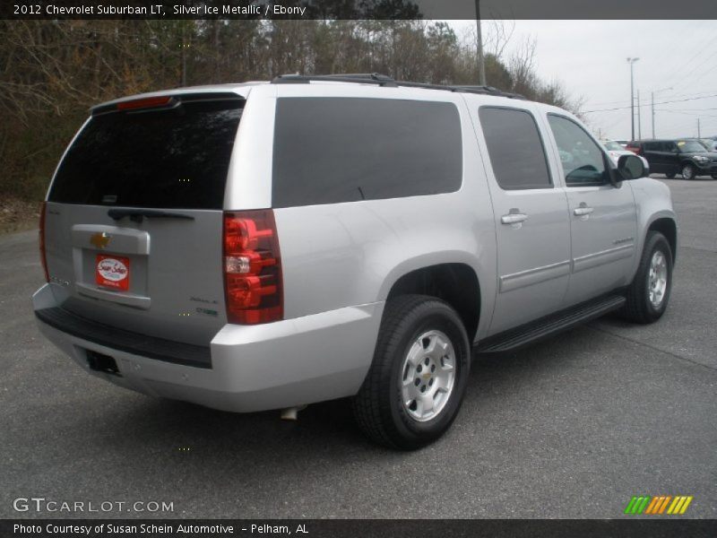 Silver Ice Metallic / Ebony 2012 Chevrolet Suburban LT