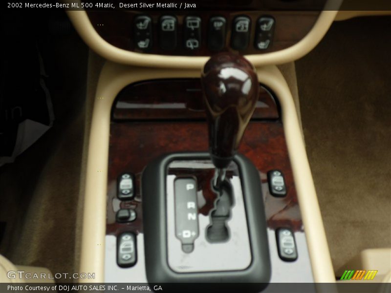 Desert Silver Metallic / Java 2002 Mercedes-Benz ML 500 4Matic