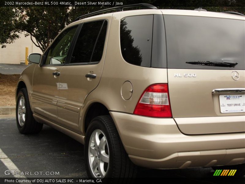 Desert Silver Metallic / Java 2002 Mercedes-Benz ML 500 4Matic