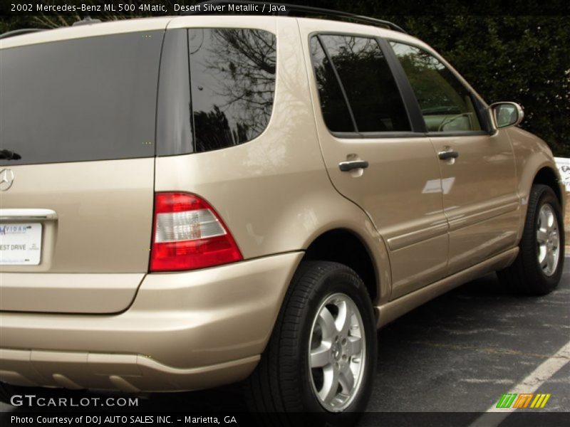 Desert Silver Metallic / Java 2002 Mercedes-Benz ML 500 4Matic