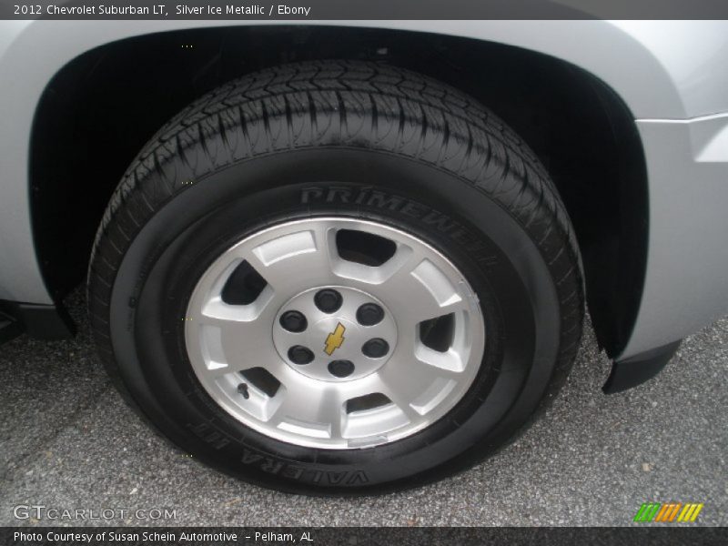 Silver Ice Metallic / Ebony 2012 Chevrolet Suburban LT