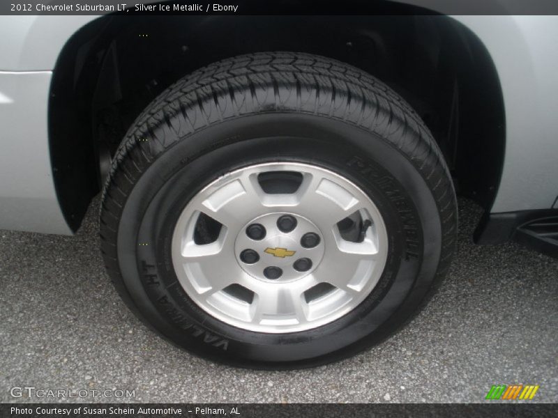 Silver Ice Metallic / Ebony 2012 Chevrolet Suburban LT