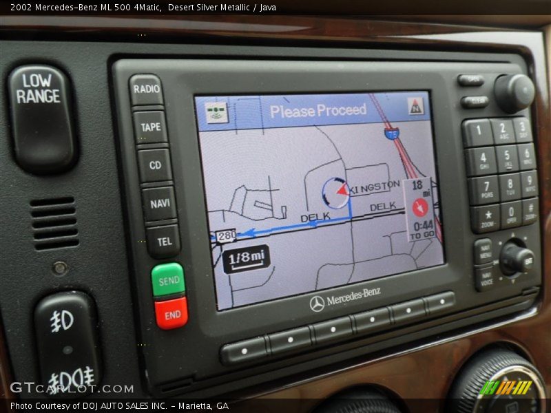 Desert Silver Metallic / Java 2002 Mercedes-Benz ML 500 4Matic