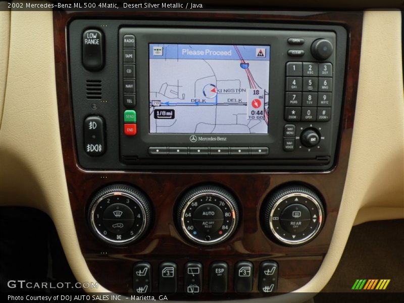 Desert Silver Metallic / Java 2002 Mercedes-Benz ML 500 4Matic