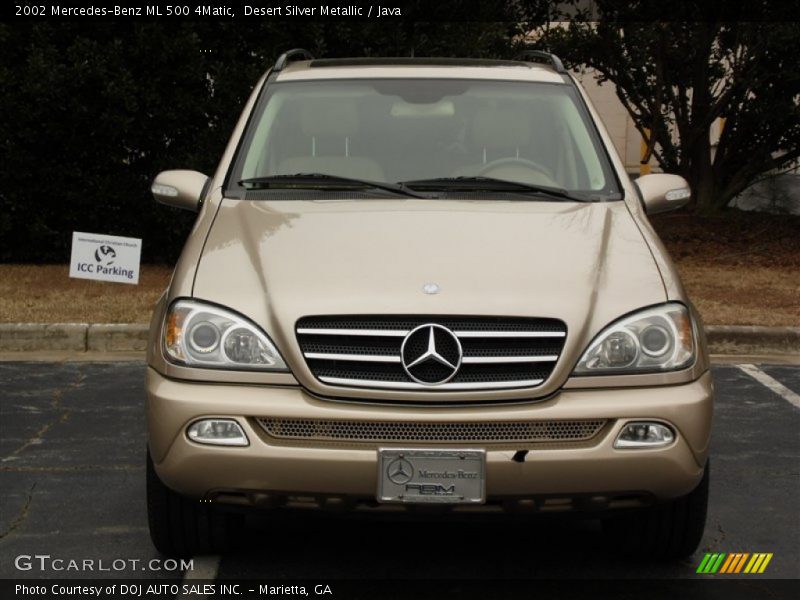 Desert Silver Metallic / Java 2002 Mercedes-Benz ML 500 4Matic