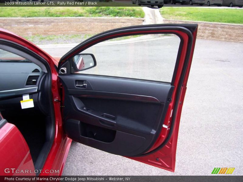 Rally Red Pearl / Black 2009 Mitsubishi Lancer GTS