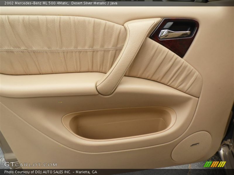 Desert Silver Metallic / Java 2002 Mercedes-Benz ML 500 4Matic