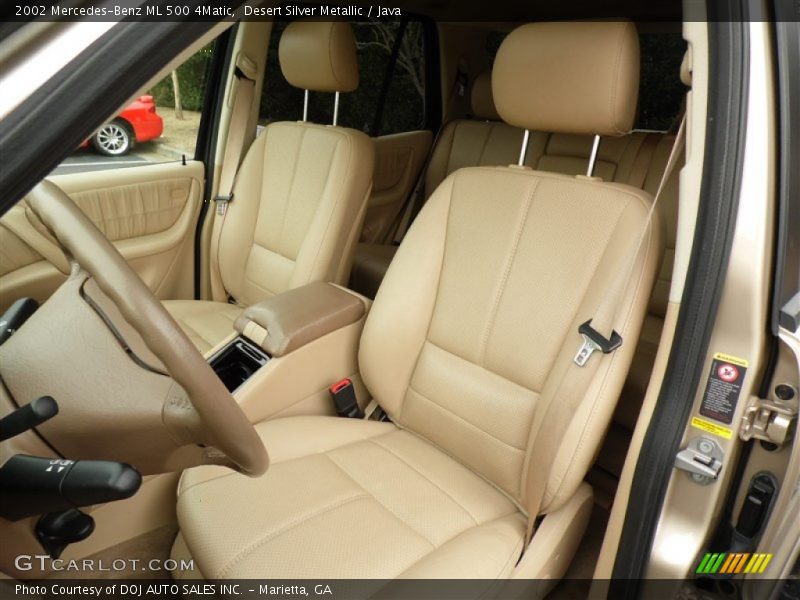 Desert Silver Metallic / Java 2002 Mercedes-Benz ML 500 4Matic