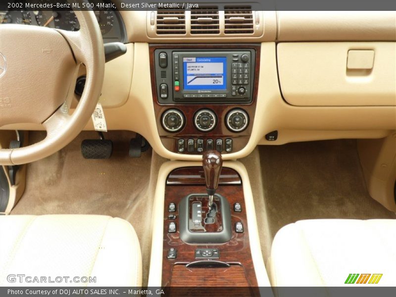 Desert Silver Metallic / Java 2002 Mercedes-Benz ML 500 4Matic