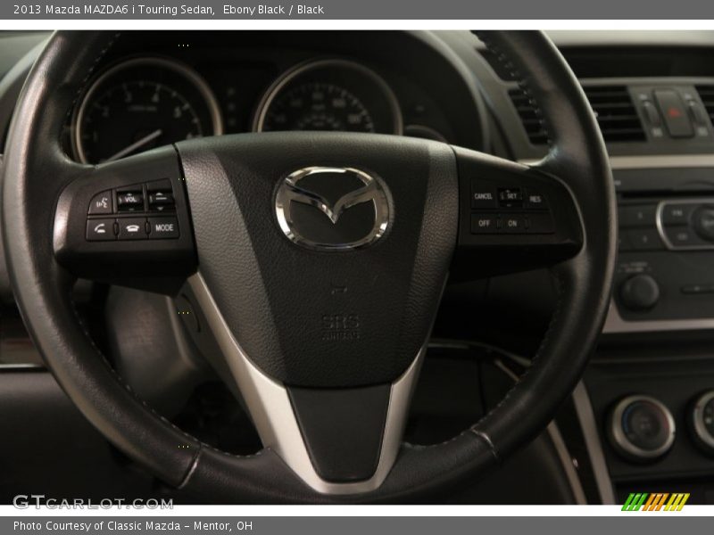 Ebony Black / Black 2013 Mazda MAZDA6 i Touring Sedan
