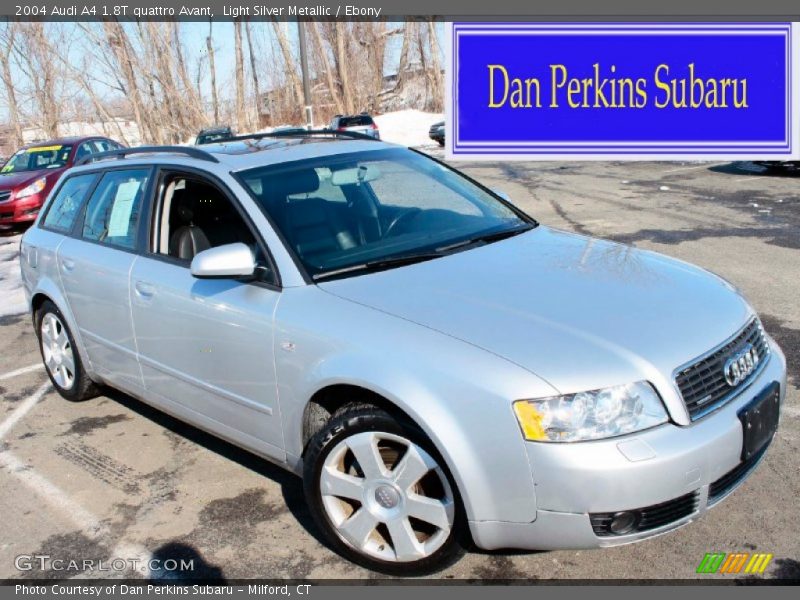 Light Silver Metallic / Ebony 2004 Audi A4 1.8T quattro Avant