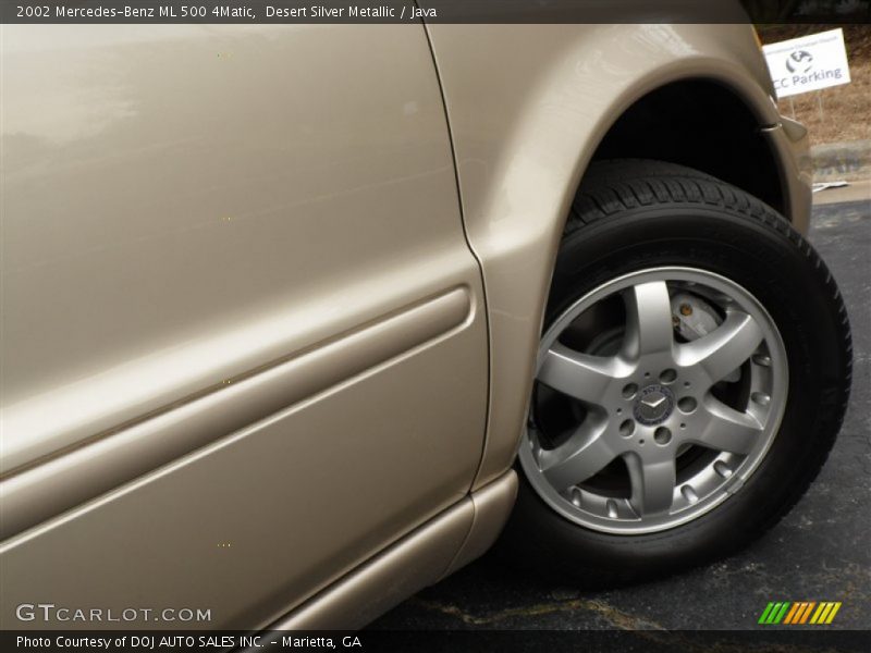 Desert Silver Metallic / Java 2002 Mercedes-Benz ML 500 4Matic