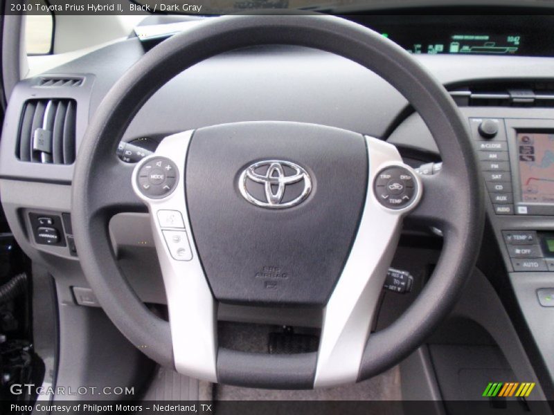 Black / Dark Gray 2010 Toyota Prius Hybrid II
