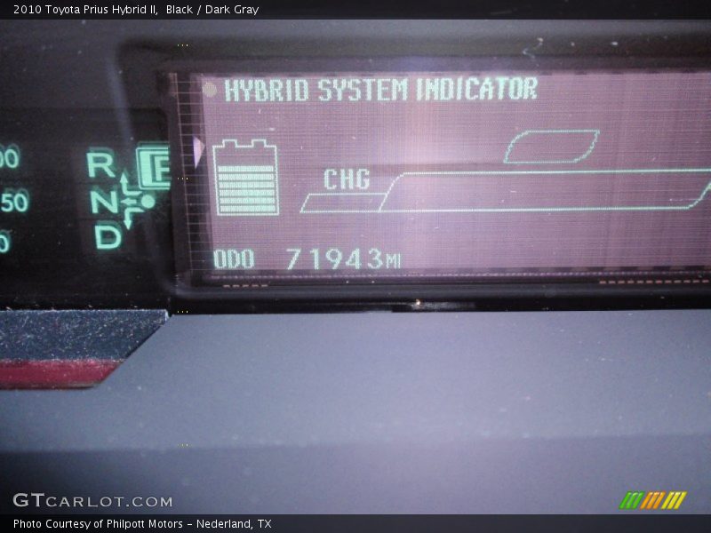 Black / Dark Gray 2010 Toyota Prius Hybrid II