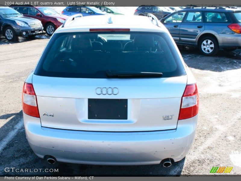 Light Silver Metallic / Ebony 2004 Audi A4 1.8T quattro Avant