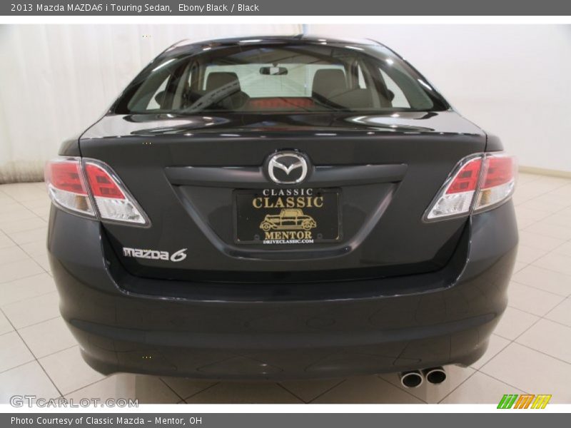 Ebony Black / Black 2013 Mazda MAZDA6 i Touring Sedan