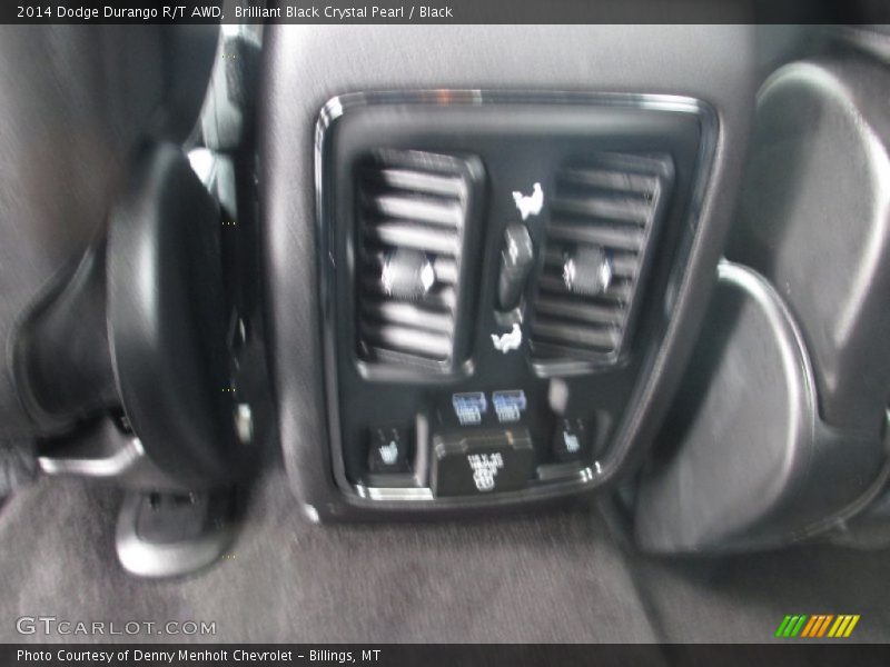 Brilliant Black Crystal Pearl / Black 2014 Dodge Durango R/T AWD