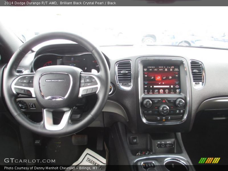 Brilliant Black Crystal Pearl / Black 2014 Dodge Durango R/T AWD