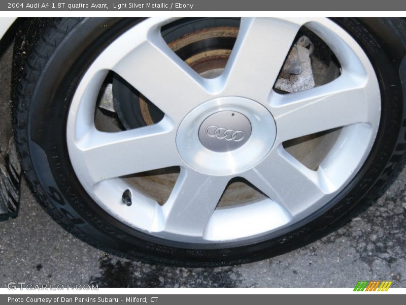 Light Silver Metallic / Ebony 2004 Audi A4 1.8T quattro Avant