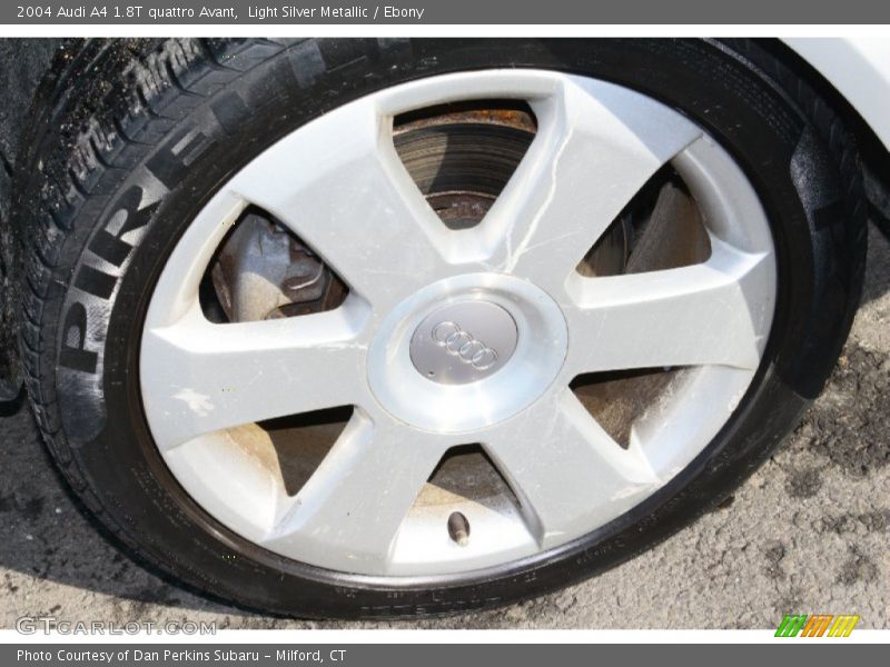 Light Silver Metallic / Ebony 2004 Audi A4 1.8T quattro Avant