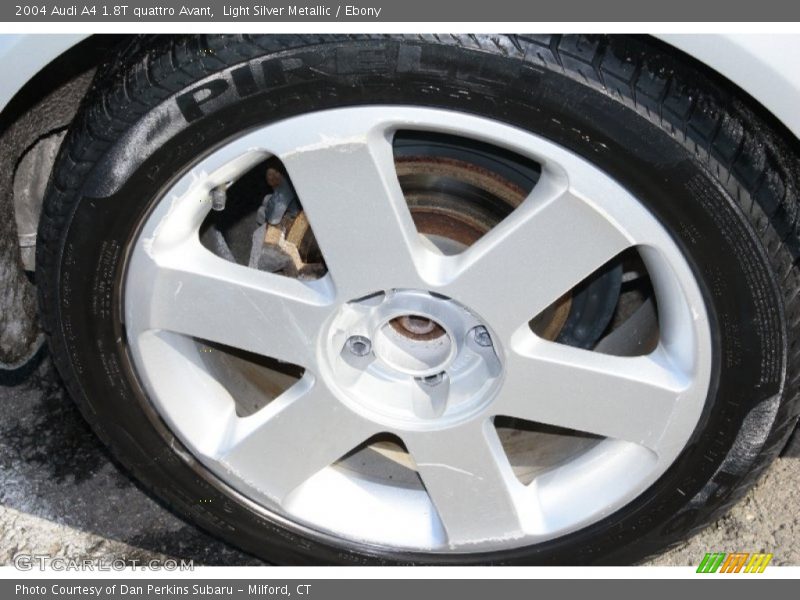 Light Silver Metallic / Ebony 2004 Audi A4 1.8T quattro Avant