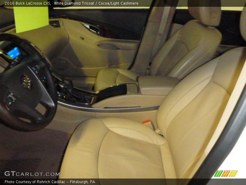 White Diamond Tricoat / Cocoa/Light Cashmere 2010 Buick LaCrosse CXS