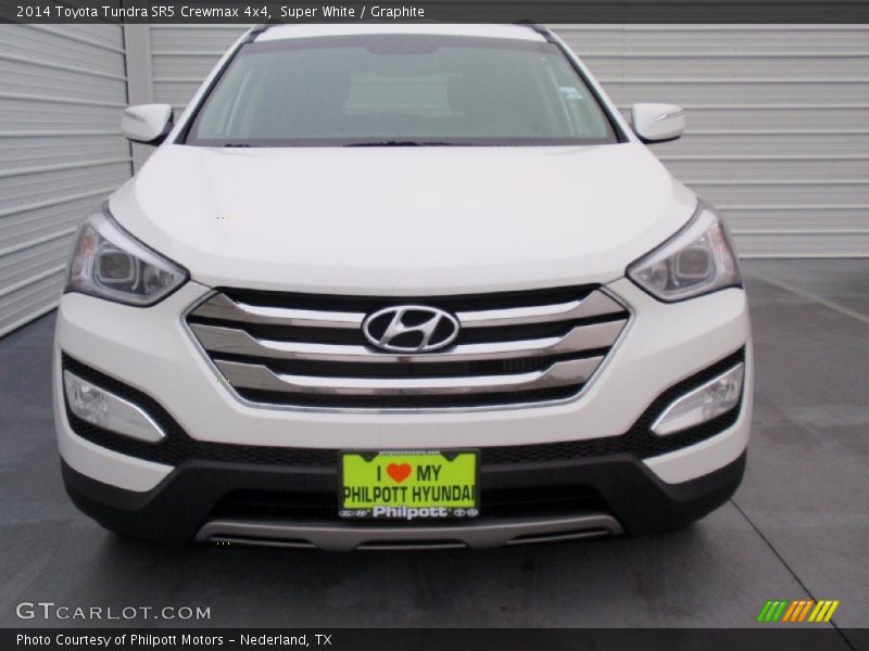 Super White / Graphite 2014 Toyota Tundra SR5 Crewmax 4x4
