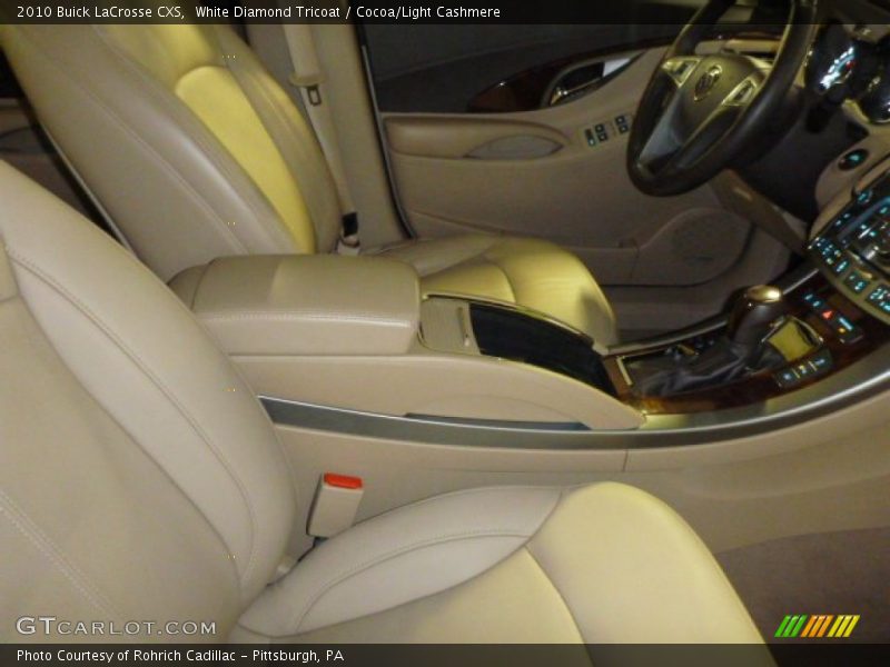White Diamond Tricoat / Cocoa/Light Cashmere 2010 Buick LaCrosse CXS