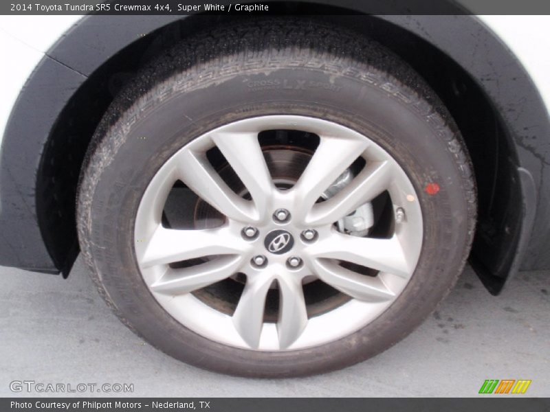Super White / Graphite 2014 Toyota Tundra SR5 Crewmax 4x4