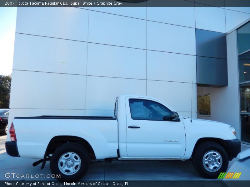 Super White / Graphite Gray 2007 Toyota Tacoma Regular Cab