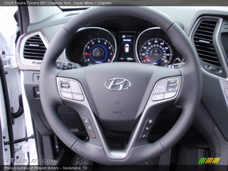 Super White / Graphite 2014 Toyota Tundra SR5 Crewmax 4x4