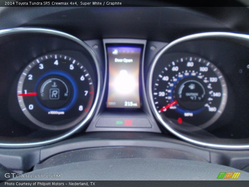 Super White / Graphite 2014 Toyota Tundra SR5 Crewmax 4x4