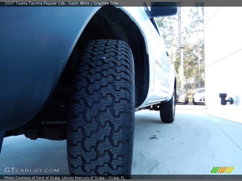 Super White / Graphite Gray 2007 Toyota Tacoma Regular Cab