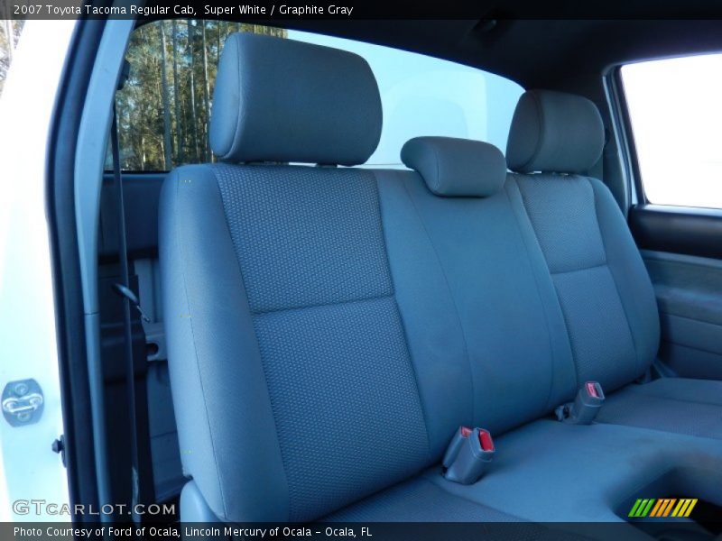Super White / Graphite Gray 2007 Toyota Tacoma Regular Cab