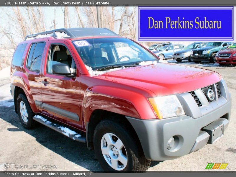 Red Brawn Pearl / Steel/Graphite 2005 Nissan Xterra S 4x4