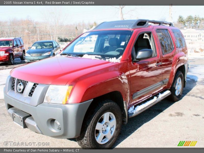 Red Brawn Pearl / Steel/Graphite 2005 Nissan Xterra S 4x4