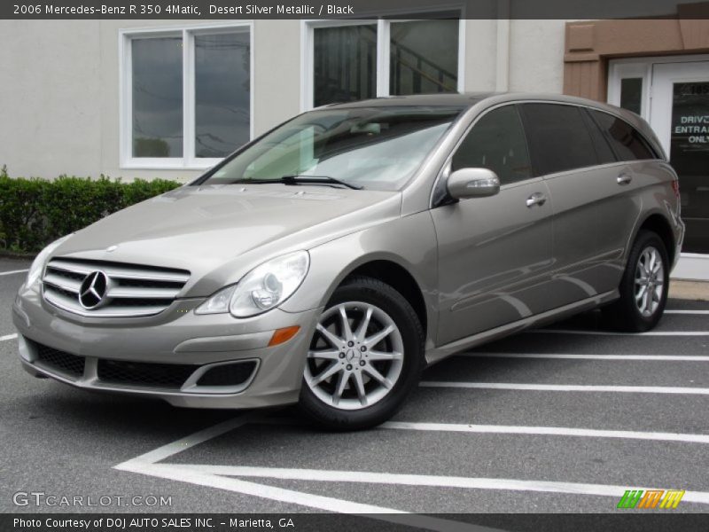 Desert Silver Metallic / Black 2006 Mercedes-Benz R 350 4Matic