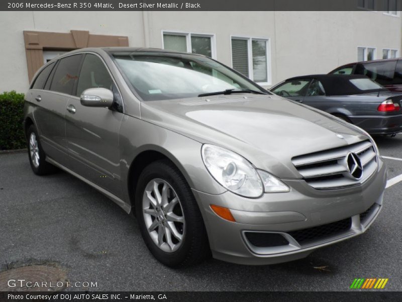 Desert Silver Metallic / Black 2006 Mercedes-Benz R 350 4Matic