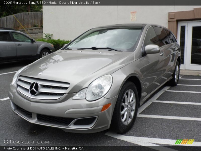 Desert Silver Metallic / Black 2006 Mercedes-Benz R 350 4Matic