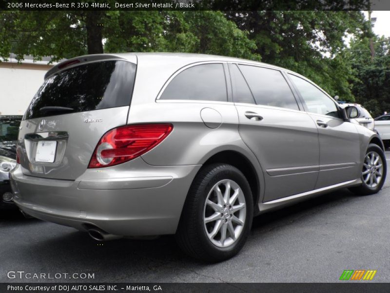 Desert Silver Metallic / Black 2006 Mercedes-Benz R 350 4Matic