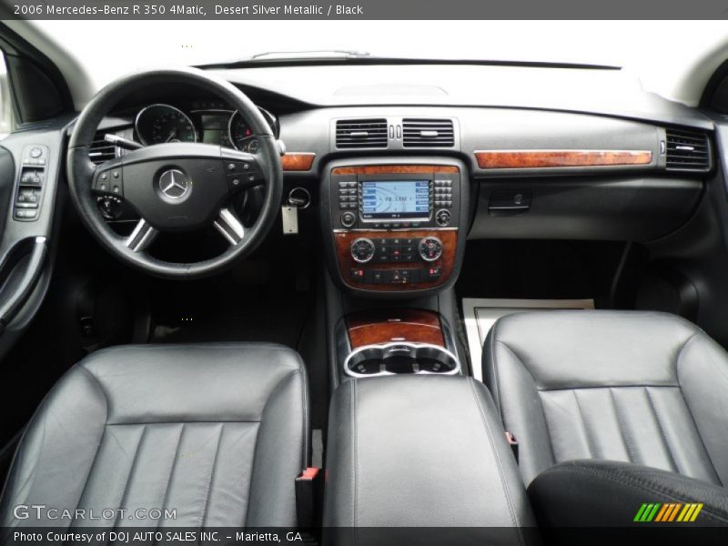 Desert Silver Metallic / Black 2006 Mercedes-Benz R 350 4Matic
