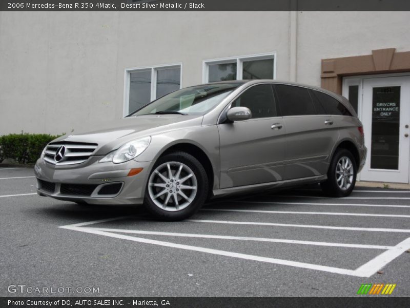 Desert Silver Metallic / Black 2006 Mercedes-Benz R 350 4Matic